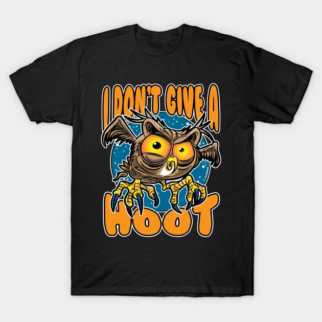 I Don't Give A Hoot Owl T-Shirt by eShirtLabs